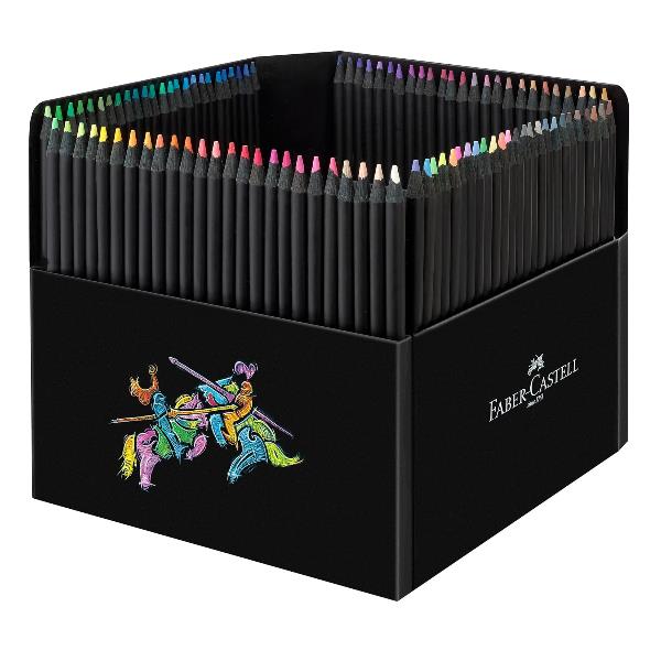 FABER CASTEL MATITE COLORATE TRIANGOLARI BLACK EDITION 100 PEZZI