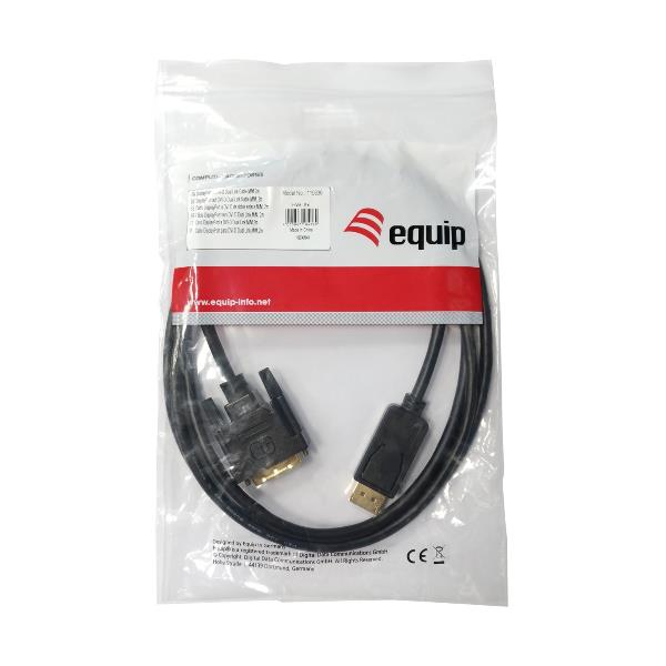 EQUIP - CAVO da DisplayPort a DVI-D Dual Link M/M, 2.0m 4
