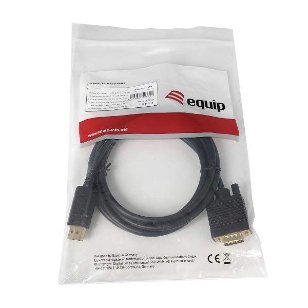 EQUIP - CAVO da DisplayPort a VGA (HD15), M/M, 2.0m 6