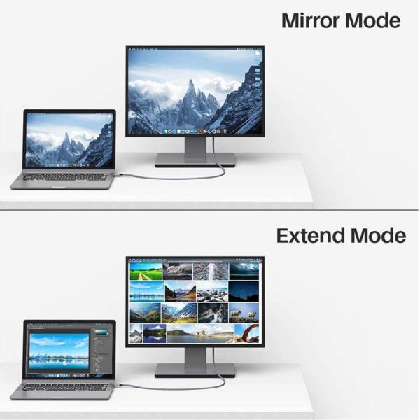 EQUIP - Cavo ottico attivo USB-C a C, PD 60W, 4K/60Hz, 10Gbps, Video+Dati+PD - 7.5m 9