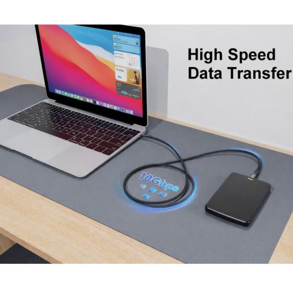 EQUIP - Cavo Ottico Attivo USB-C a C, PD 60W, 8K/60Hz, 10Gbps, Video+Dati+PD - 10m 5