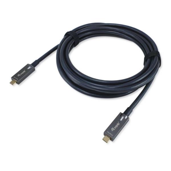 EQUIP - Cavo Ottico Attivo USB-C a C, PD 60W, 8K/60Hz, 10Gbps, Video+Dati+PD - 15m 8