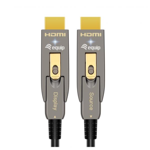 EQUIP - Cavo Ottico Attivo HDMI 2.1 Staccabile Tipo D + A, 8K/60Hz - 15m 3