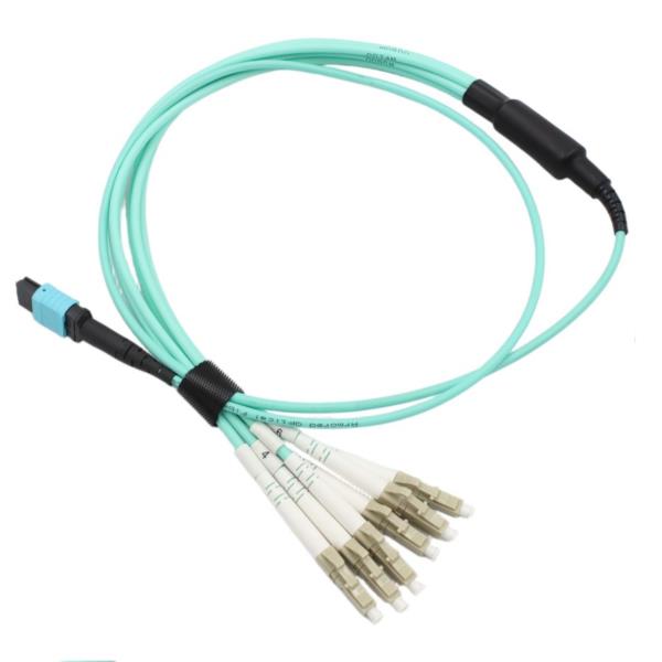 EQUIP - Cavo fibra ottica multimodale OM3 da MTP a 6 x LC Simplex, 1m 2