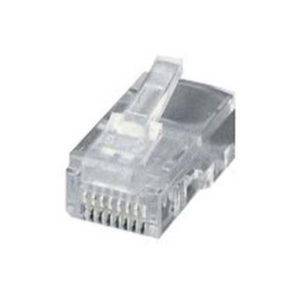 EQUIP EQUIP - CONNETTORE MODULARE RJ45 CAT.6 8P8C PER CAVO PIATTO, Confez. 100pz