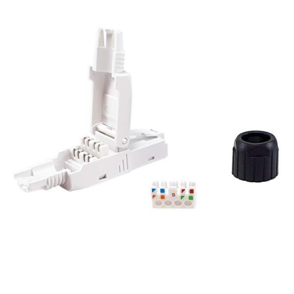 EQUIP - CONNETTORE RJ45 TOOL-FREE CAT.6, confez. 5pz 2