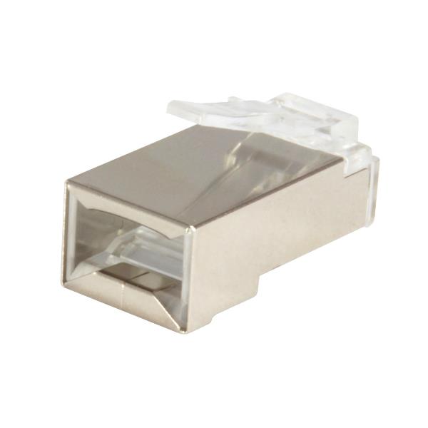 EQUIP - SET PLUG RJ45 CAT.6 SCHERMATO per cavi rotondi, Confez. 100pz 2