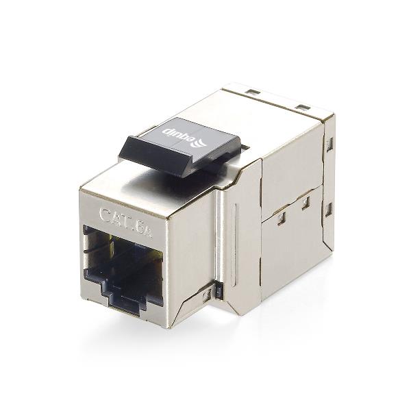EQUIP - CONNETTORE CAT.6a INLINE KEYSTONE SCHERMATO, 8pz/Conf. 2