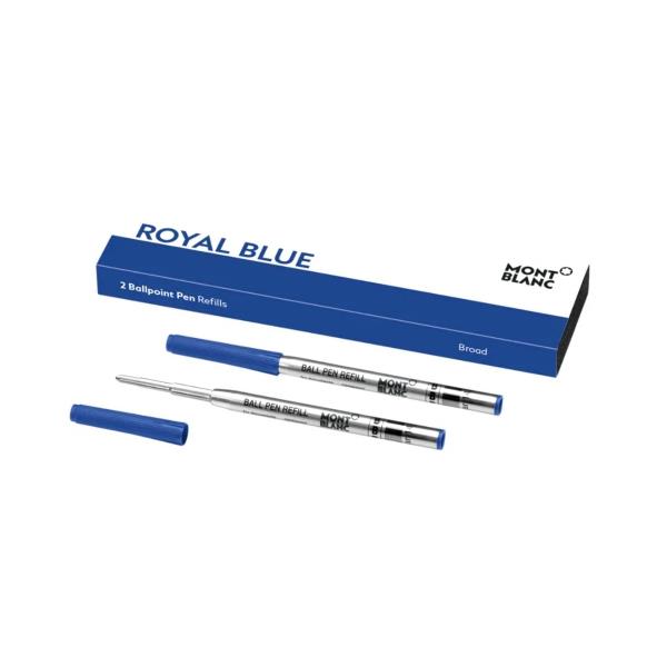 Mont Blanc 2 REFILL PER PENNA A SFERA BROAD ROYAL BLUE (BLU)