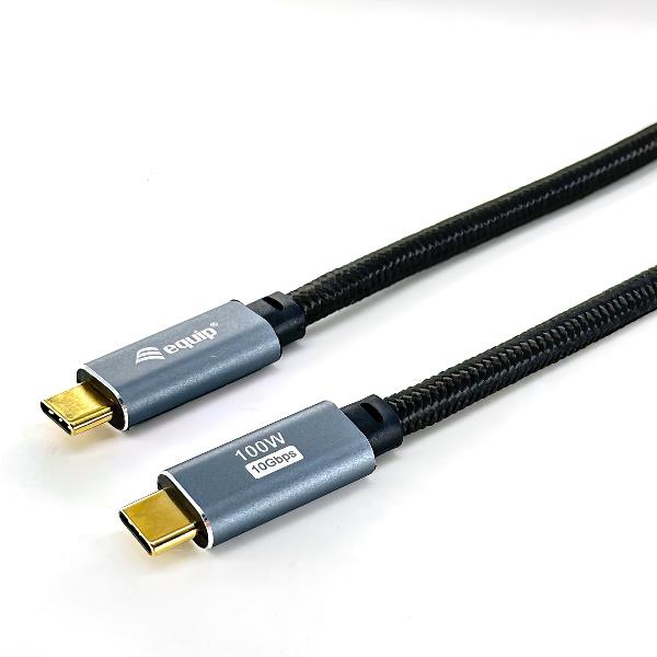 EQUIP EQUIP - CAVO USB 3.2 GEN.2 Type-C M/M - 5A, PD 100W, 4K/60HZ, 10GBps -- Nero, 3.0m