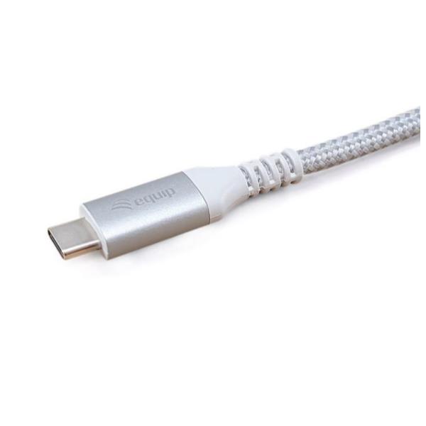 EQUIP - Cavo di prolunga USB 3.2 Gen 2 da C a C, M/F, 4K/60Hz, 10Gbps, Bianco - 1.0m 4