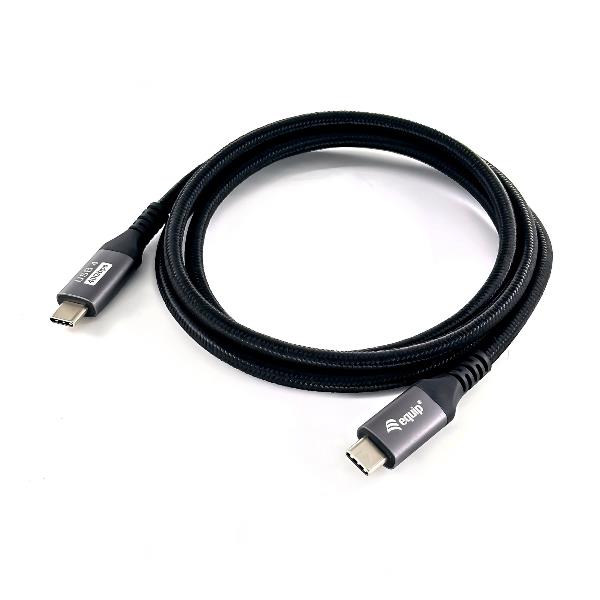 EQUIP - CAVO USB 4 GEN.3 Type-C M/M - 8K/60Hz, 40Gbps, PD3.1 240W -- Nero, 2.0m 2
