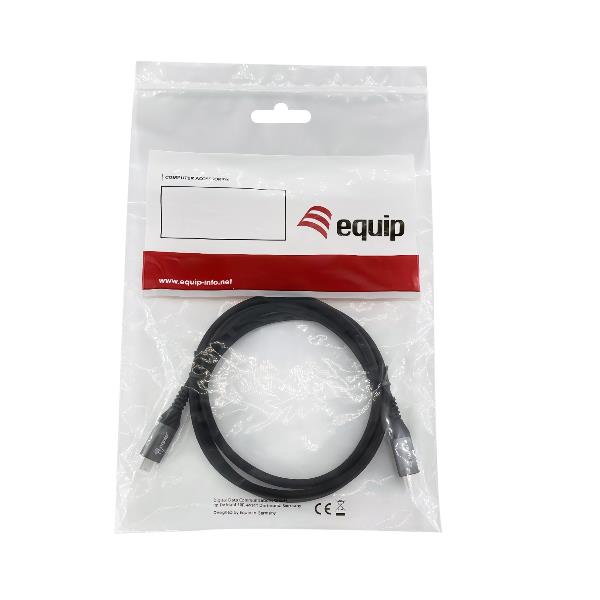 EQUIP - CAVO USB 4 GEN.3 Type-C M/M - 8K/60Hz, 40Gbps, PD3.1 240W -- Nero, 2.0m 7
