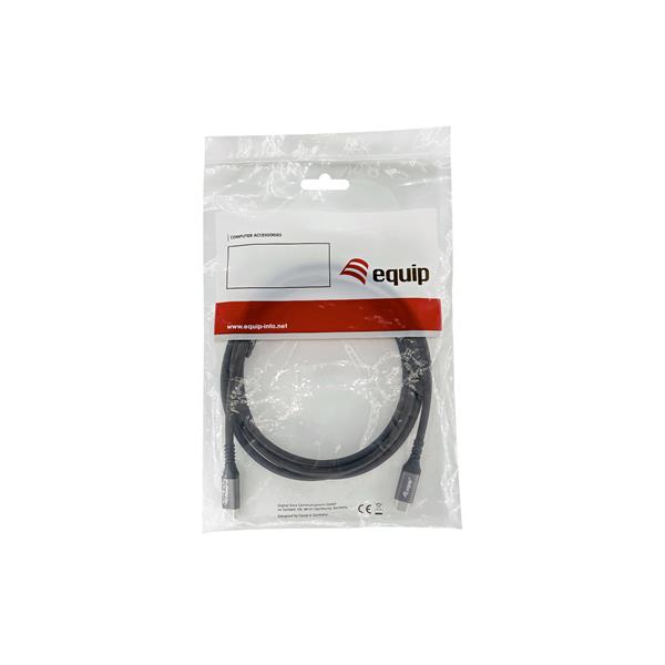 EQUIP - Cavo USB4 Gen 2x2 da C a C, PD 100W, 4K/60Hz, 20Gbps, Nero - 3.0m 5