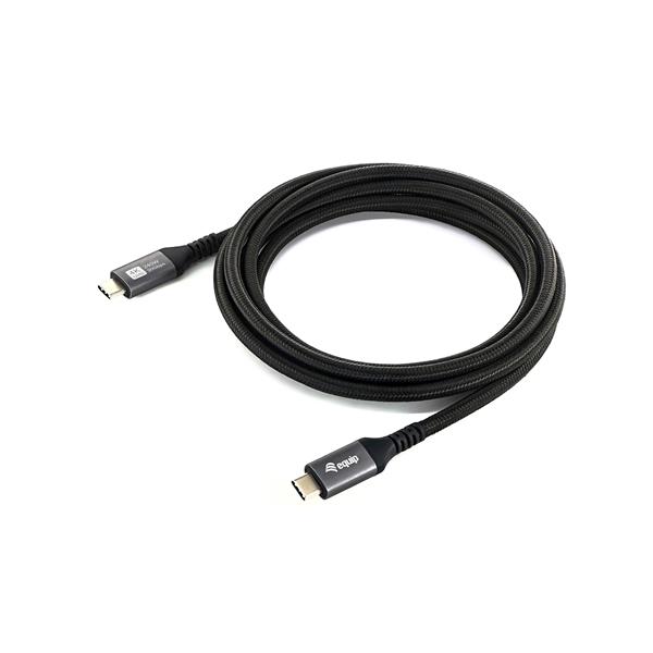 EQUIP - Cavo USB4 Gen 2x2 da C a C, PD 100W, 4K/60Hz, 20Gbps, Nero - 3.0m 7
