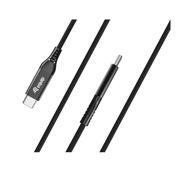 EQUIP - CAVO USB4 ultrasottile, da USB-C M a USB-C M, 40 Gbps, PD 3.1 240 W, 8K/60 Hz, compatibile con Thunderbolt 3/4, 1.2m 5
