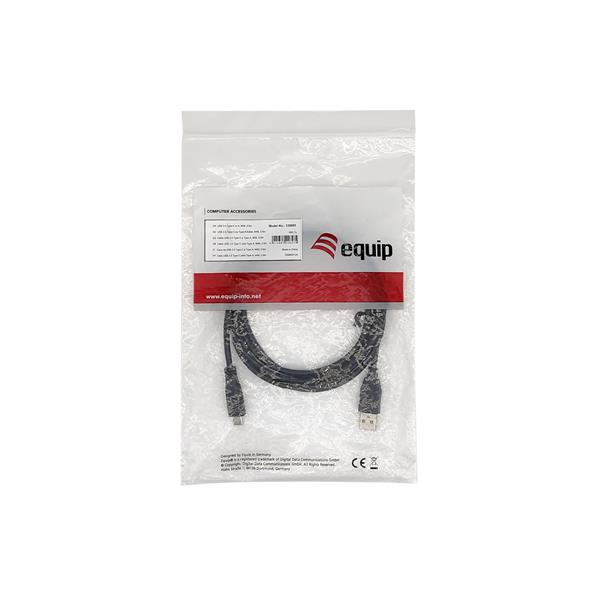 EQUIP - CAVO USB 2.0 da A a C, M/M - 0.5m 2