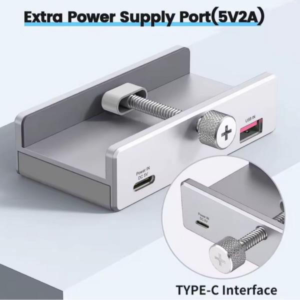EQUIP - HUB USB 4-PORTE con morsetto, 5 Gbps 8