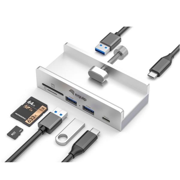 EQUIP - HUB USB a morsetto a 5 porte, 5 Gbps 3
