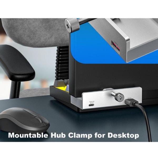 EQUIP - HUB USB a morsetto a 5 porte, 5 Gbps 5