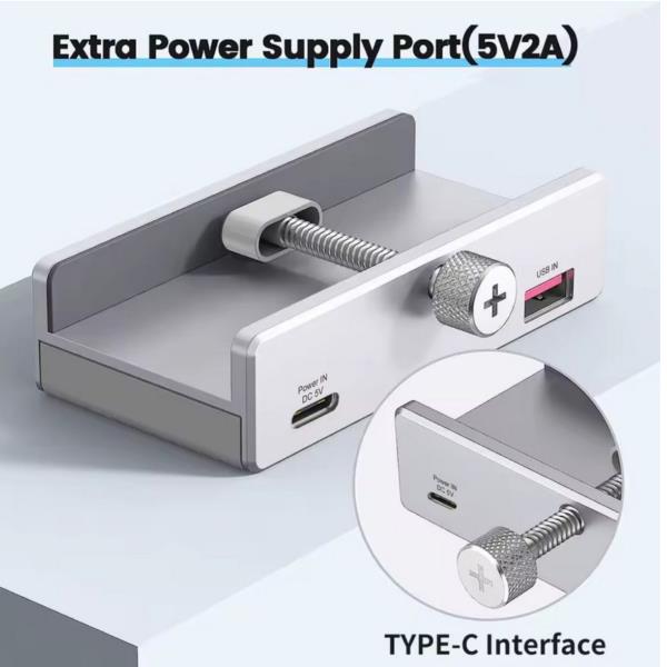EQUIP - HUB USB a morsetto a 5 porte, 5 Gbps 7