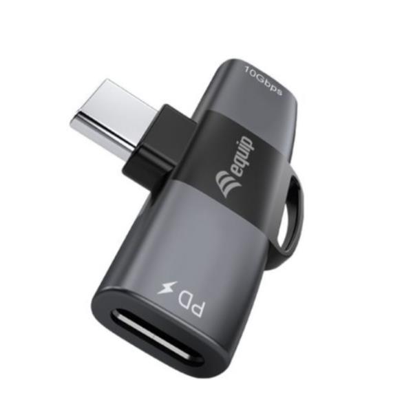 EQUIP EQUIP - ADATTATORE OTG USB-C 2 in 1, PD 100W, 10Gbps