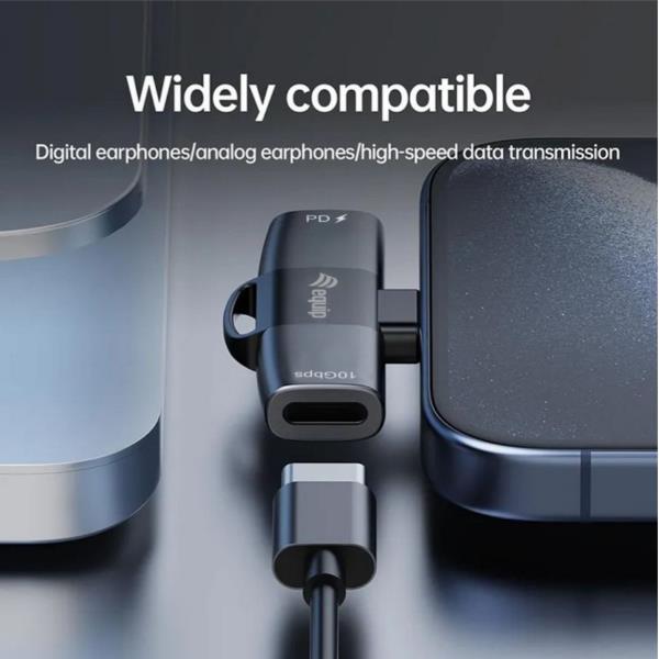 EQUIP - ADATTATORE OTG USB-C 2 in 1, PD 100W, 10Gbps 4