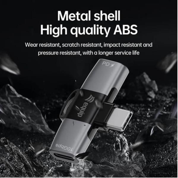 EQUIP - ADATTATORE OTG USB-C 2 in 1, PD 100W, 10Gbps 7