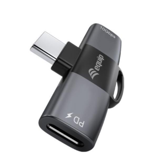 EQUIP - ADATTATORE OTG USB-C 2 in 1, PD 100W, 10Gbps 10