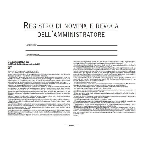 Reg. nomina/revoca ammin. condominio 2