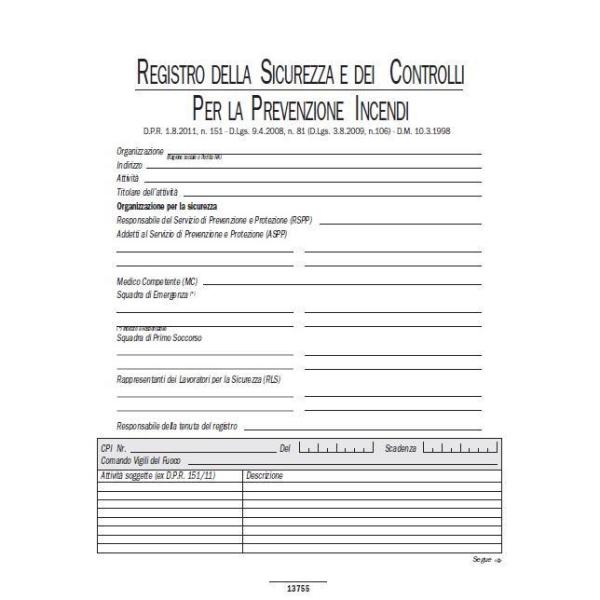 Reg. sicurezza prevenzione incendi 2