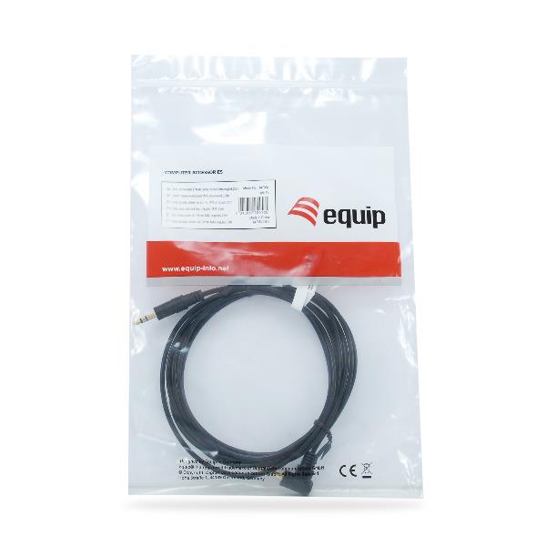 EQUIP - CAVO AUDIO STEREO 3.5mm M/M Angolato, 2.5m 2