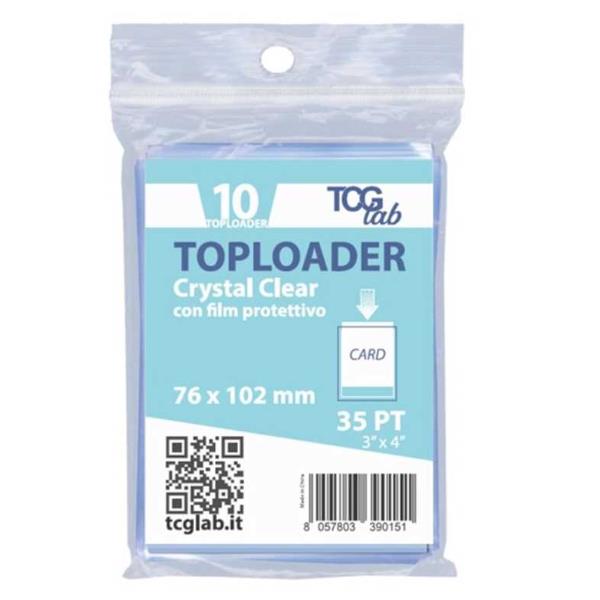 GAMETRADE Toploader Crystal Clear con Film Protettivo