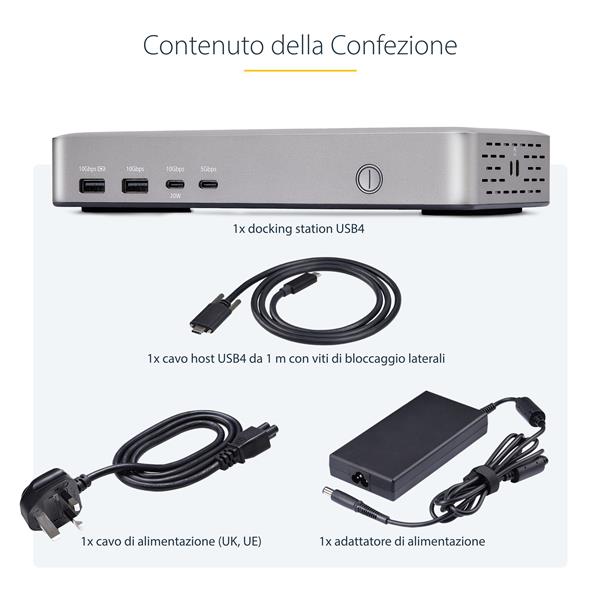 USB4 Docking Station, Dual 4K 19