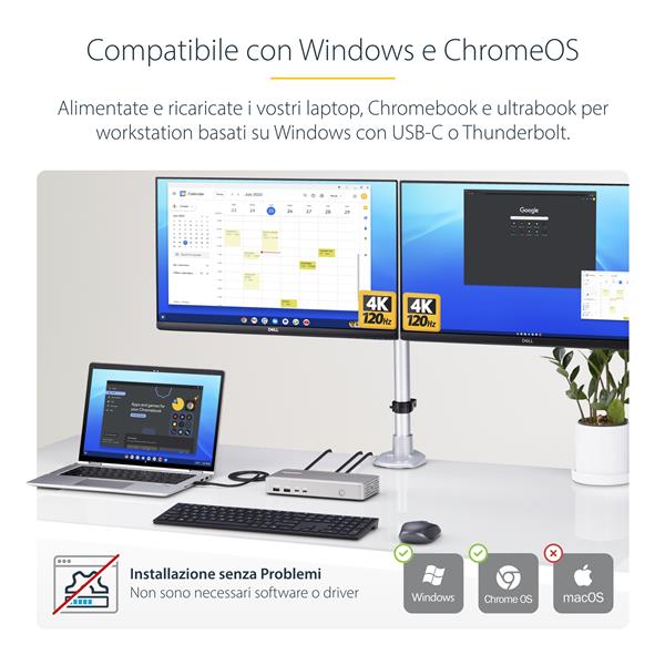 USB4 Docking Station, Dual 4K 9