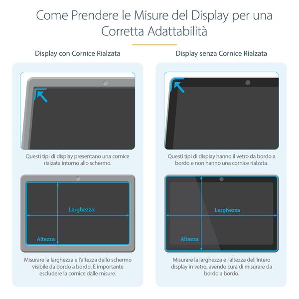 Filtro Privacy Oro per Monitor 15.6" 16:9, Schermo privacy reversibile, Privacy Screen Protector per PC, protezione/schermo rimovibile, +/- 30 gradi 13