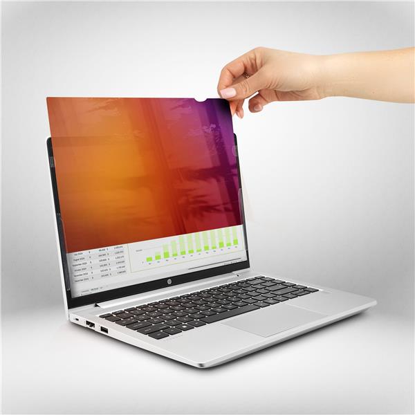 Filtro Privacy Oro per Monitor 15.6" 16:9, Schermo privacy reversibile, Privacy Screen Protector per PC, protezione/schermo rimovibile, +/- 30 gradi 6