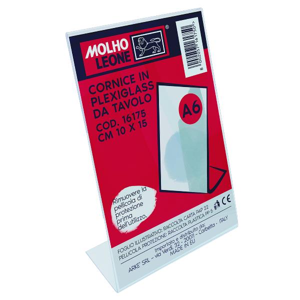 MOLHO LEONE Portadepliant a "L" - verticale 10x15 (A6)