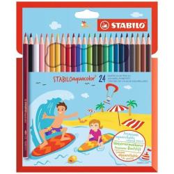 STABILO PASTELLI AQUACOLOR - Astuccio 24 pezzi