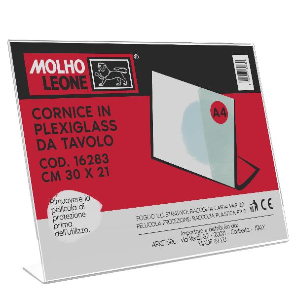 MOLHO LEONE Portadepliant a "L" - orizzontale 30x21 cm (A4)