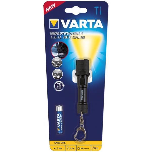 Torcia LED Indestructible Key Chain Light, 1 AAA 2