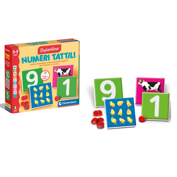 Clementoni MONTESSORI - NUMERI TATTILI