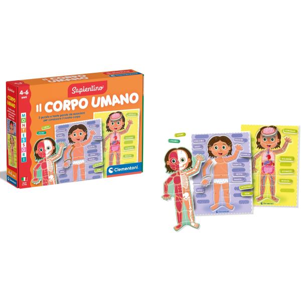 Clementoni MONTESSORI - IL CORPO UMANO