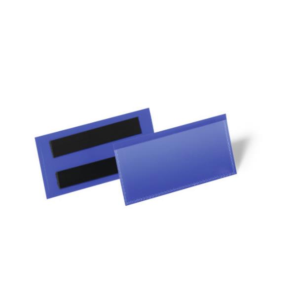 DURABLE TASCHE CON BANDE MAGNETETICHE BLU CONF.50