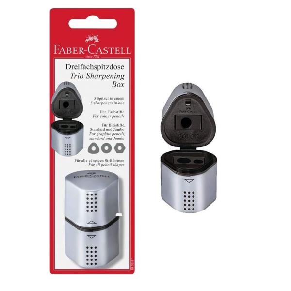FABER CASTEL TEMPERAMATITA TRIPLA GRIP2001 ARGENTO