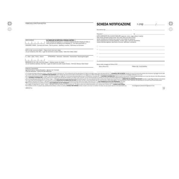 DATA UFFICIO Schede di notificazione