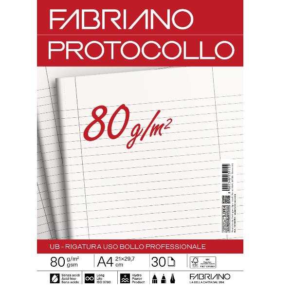 CARTA PROTOCOLLO A4 80g - RIG USO BOLLO 2