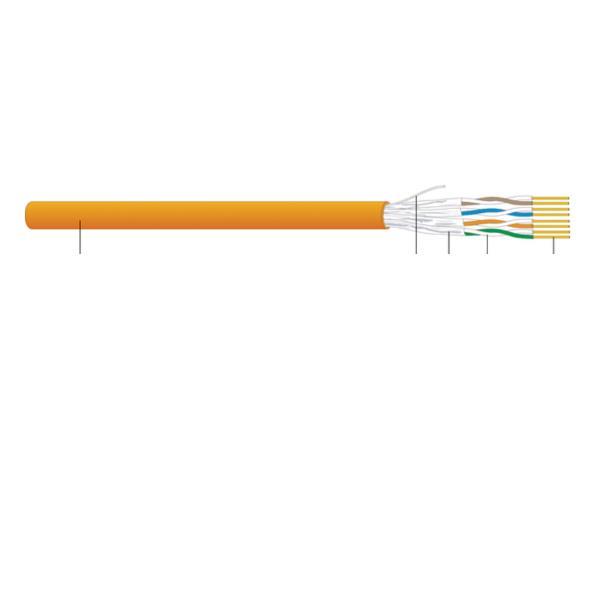 CAVO U/FTP CAT.6A DCA ARANCIO 500M 2