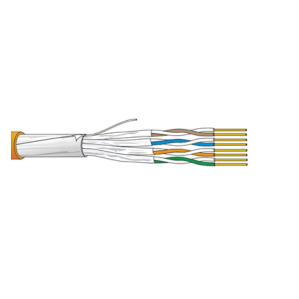 DATWYLER Cavo F/FTP Cat.6A CCA Arancio