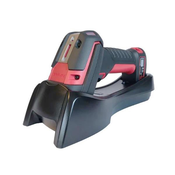 1991IXR-3-R B Scanner: Wireless. Ultra rugged/industrial. 1D, PDF417, 2D, XR (FlexRange™) focus, with vibration. Red scanner, smart battery (BAT-SCN05). Bluetooth Class 1. 3